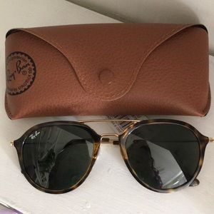 Ray Ban Double Bridge Round Sunglasses